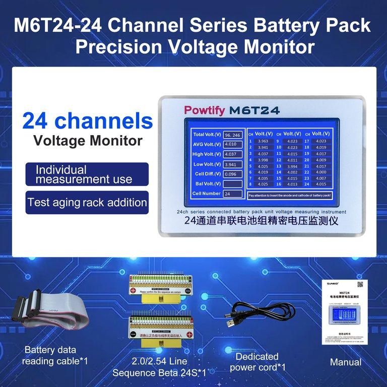 SUNKKO M6T24 1-24S VOLTAGE TESTER WITH CASE